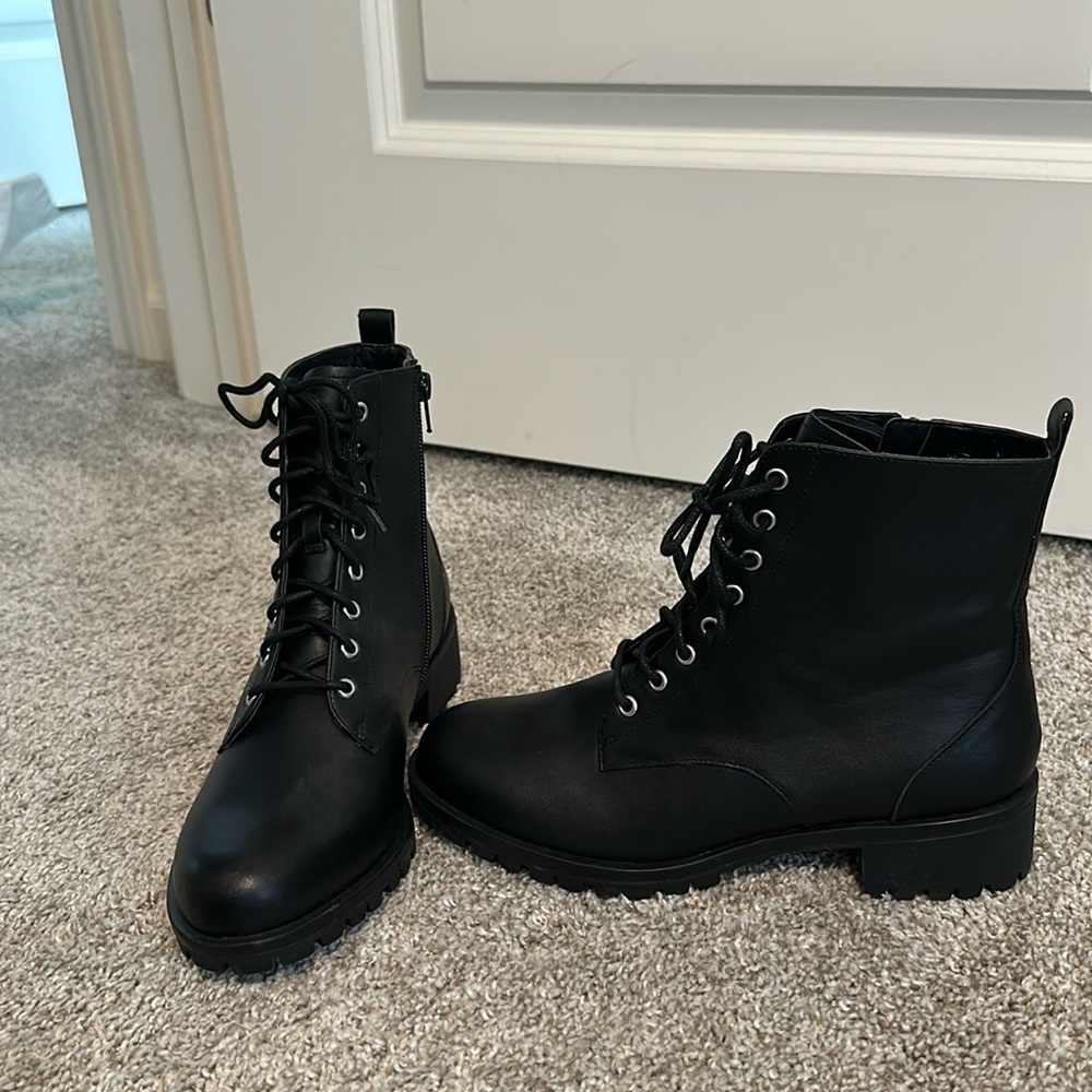 BP Leather Combat Boots